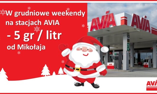 Mikołajkowa promocja na stacjach AVIA